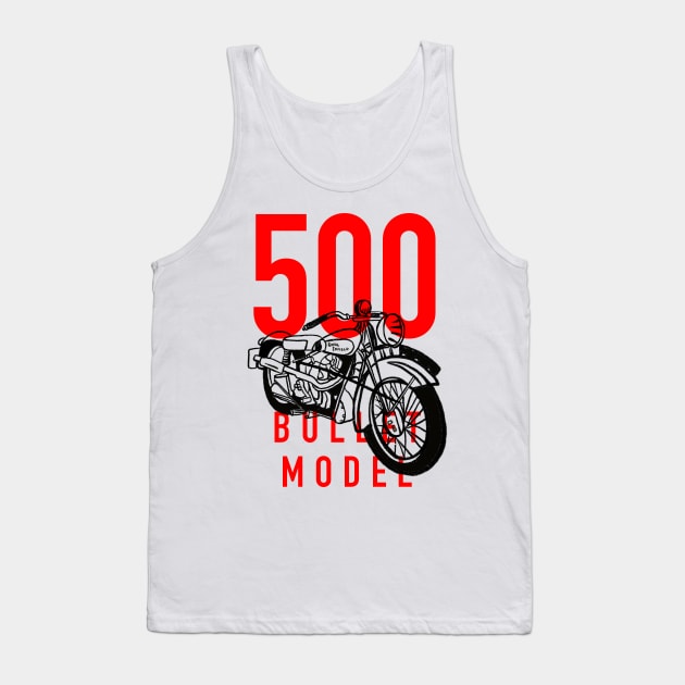 Royal enfield 500 bullet model vintage cool motorcycles Tank Top by Tropical Blood